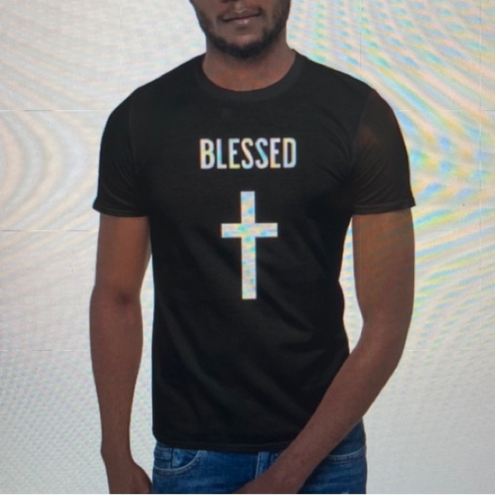 Christian Black T-shirt Gildan